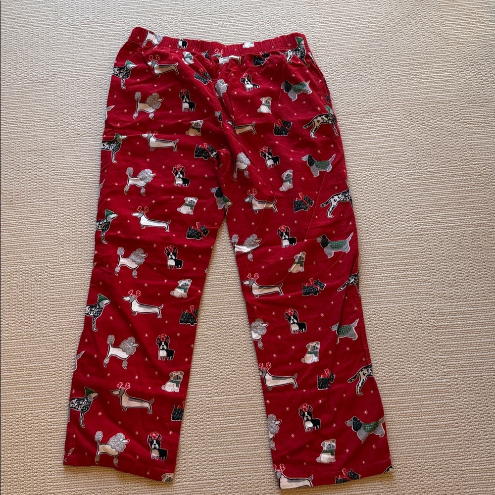 The Company Store Womens Red Dog Print Pajama Bottoms - Picture 4 of 4